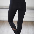 Diagonal Mesh Yoga Leggings